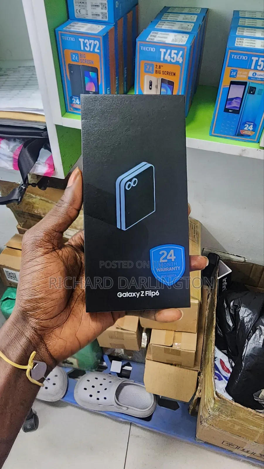 New Samsung Galaxy Z Flip6 256 GB Black