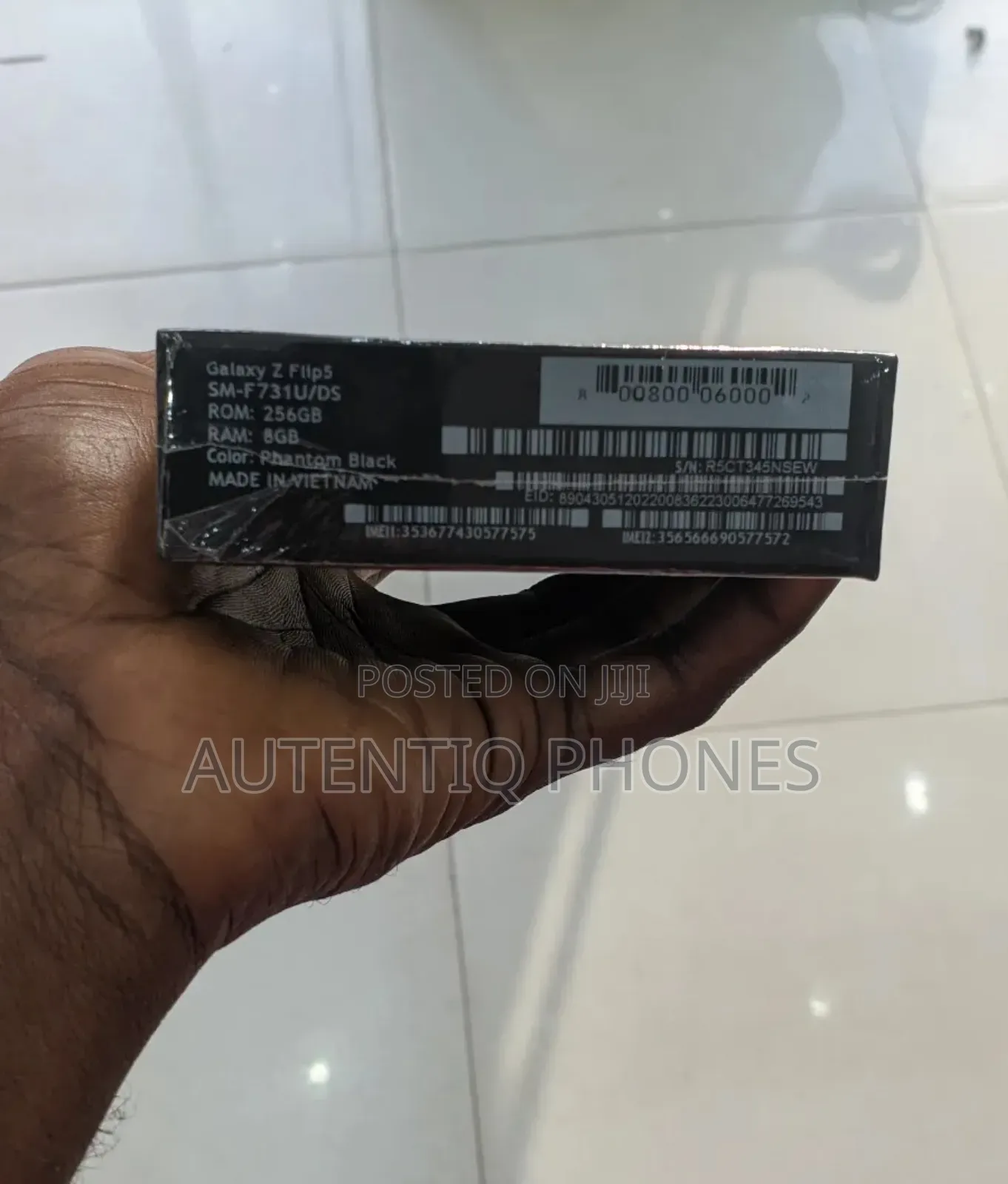 New Samsung Galaxy Z Flip5 256 GB Black