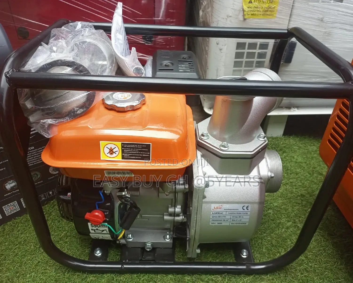 Transfer Clean Water With Liquid Temperature 6.5hp Waterpump