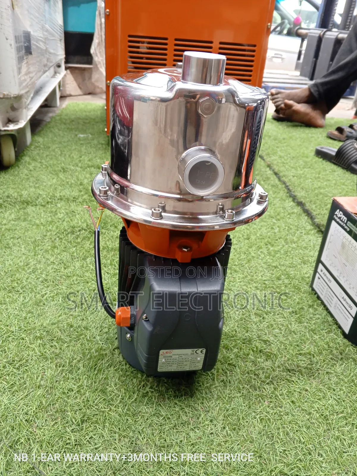 Leo Water Pumps- 1.0hp- Stainless Water Pump- Jet Original