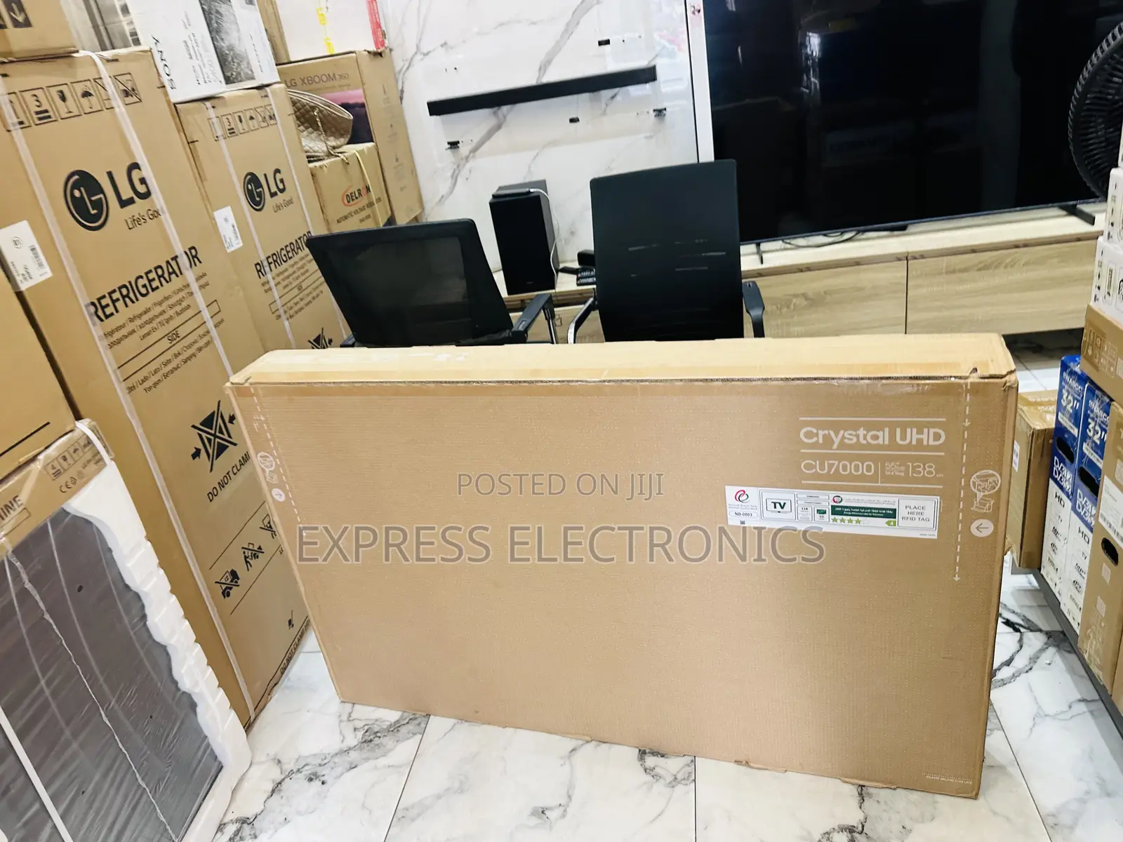 Samsung Crystal Clear Picture Uhd Smart 55”Cu8000