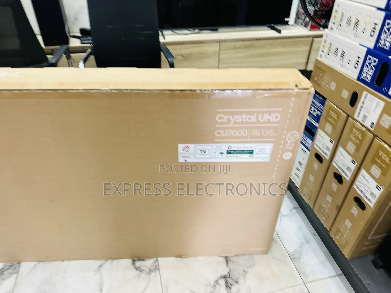 Samsung Crystal Clear Picture Uhd Smart 55”Cu8000