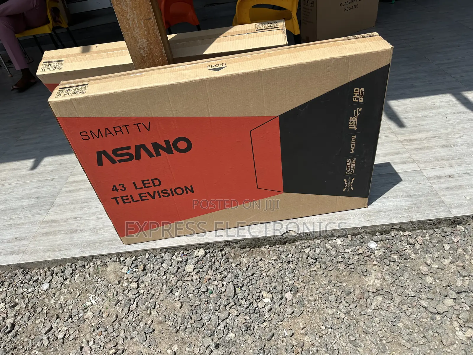 Nice Design Slim Smart Android 43”FHD Satellite Asano Tv