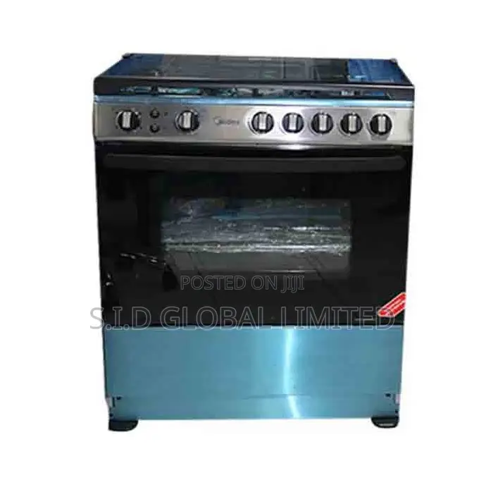 Brand New MIDEA-5-BURNER-GAS-COOKER-WITH-OVEN-36LMG5G030