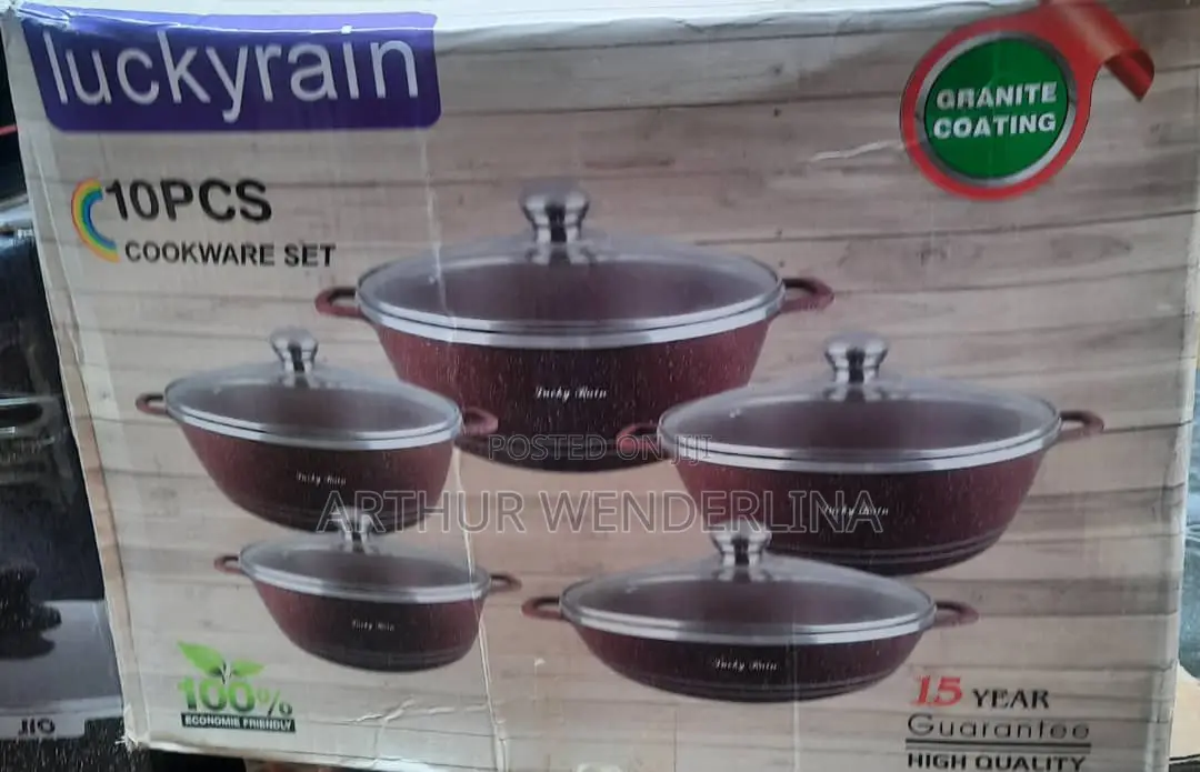 Luckyrain Cookware Set 10pieces