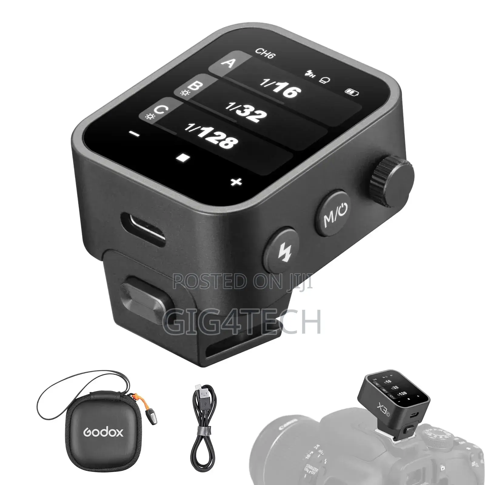 Godox X3-C Touchscreen TTL Wireless Flash Trigger for Canon