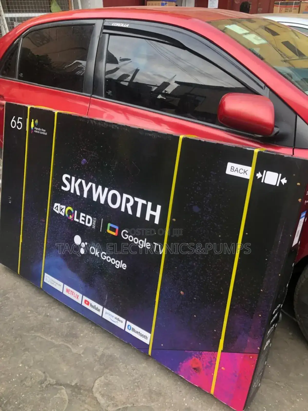 Enjoy Skyworth QLED 65inch Smart Google TV