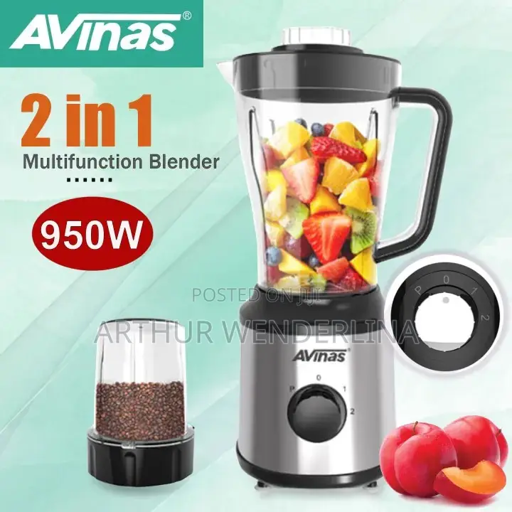 AVINAS 2 in 1 Multi-Function Electric Blender