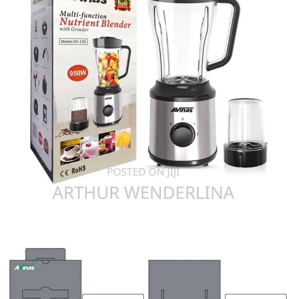 AVINAS 2 in 1 Multi-Function Electric Blender