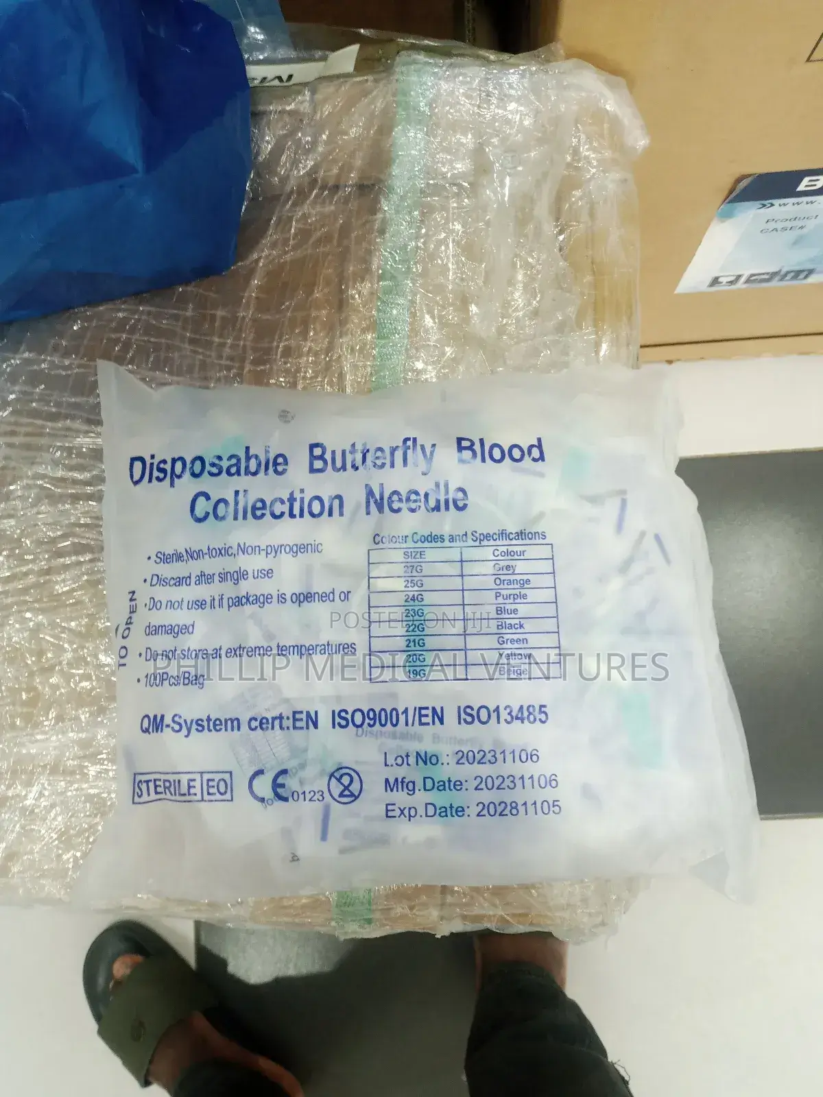 Disposable Butterfly Needle (21g)