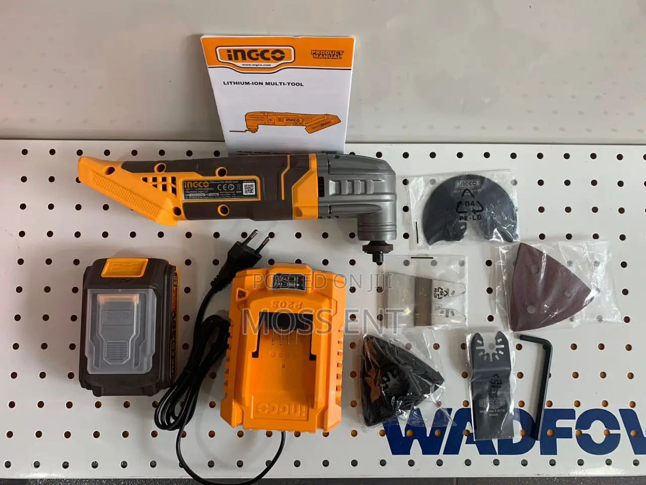 Ingco Cordless Multi-Tool 20v + Battery + Accs - Cmli20228