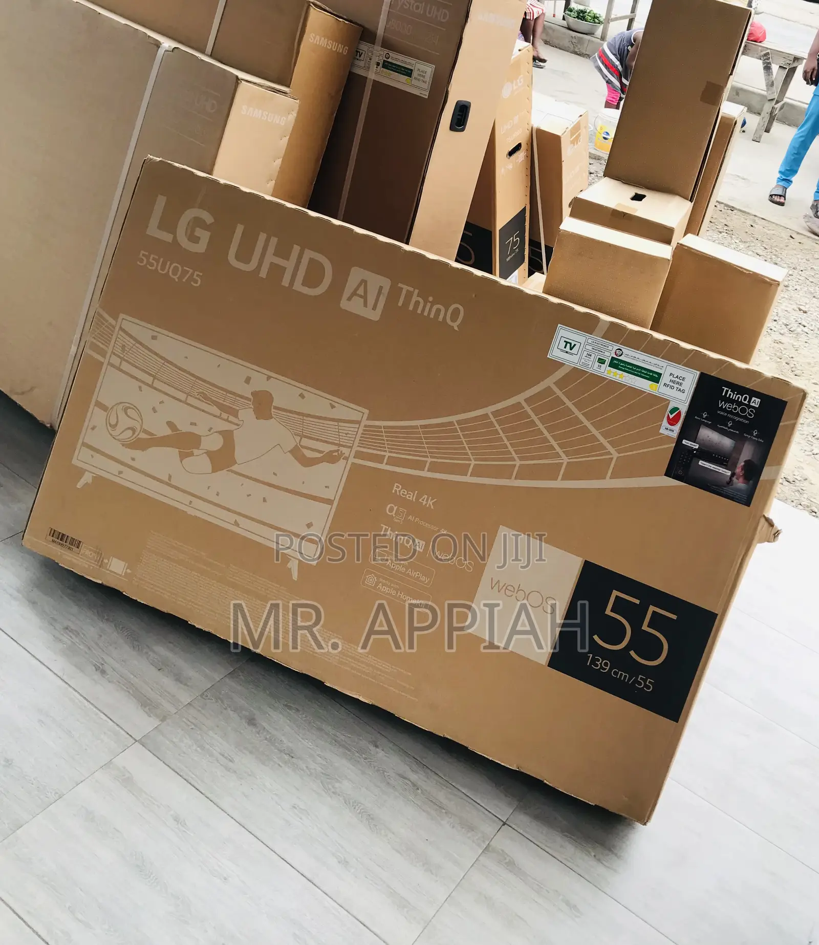 Buy Lg 55ur73006 55” Smart Tv With HDR Webos(Black).