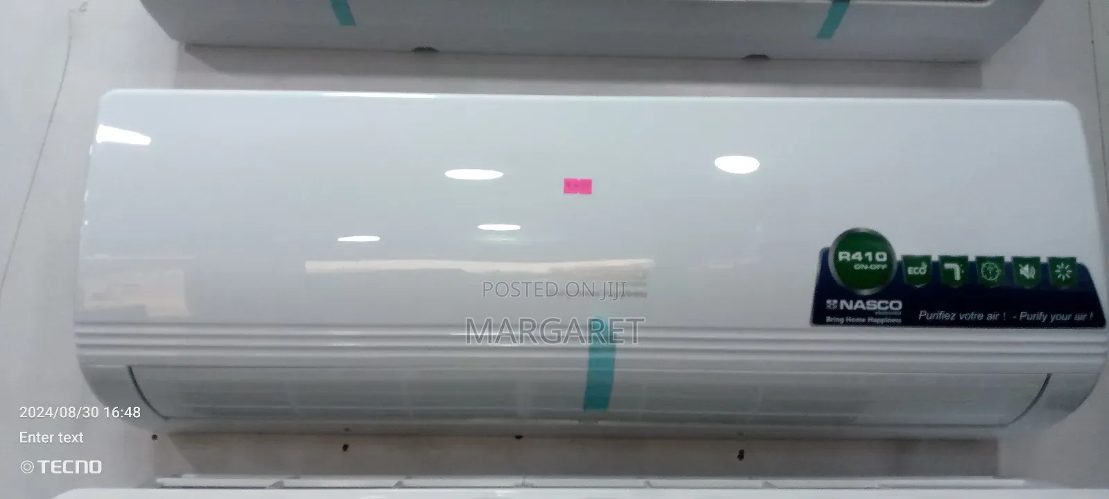 Ahof3dua Nasco 1.5 Hp Air Conditioner R 410