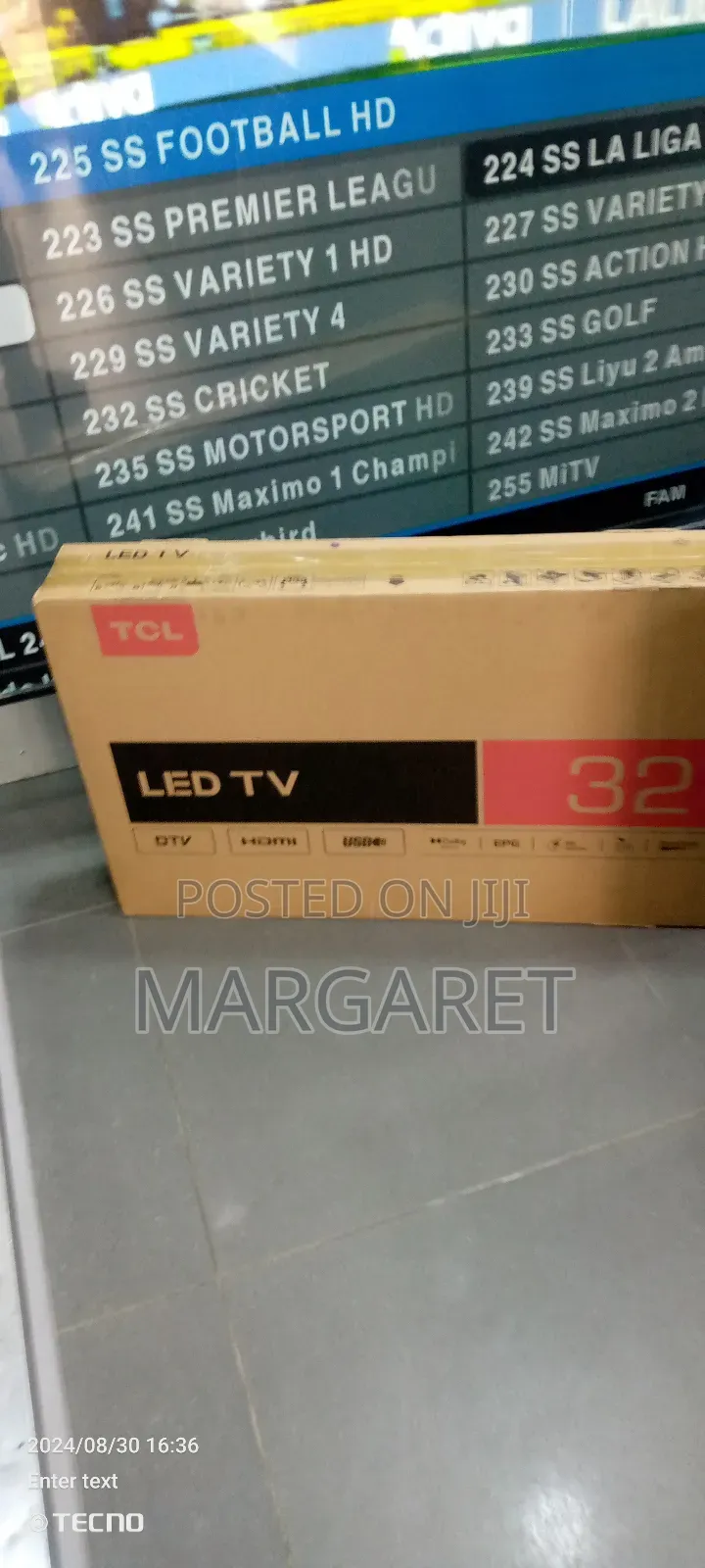 Original TCL 32 Inches Digital Satellite TV
