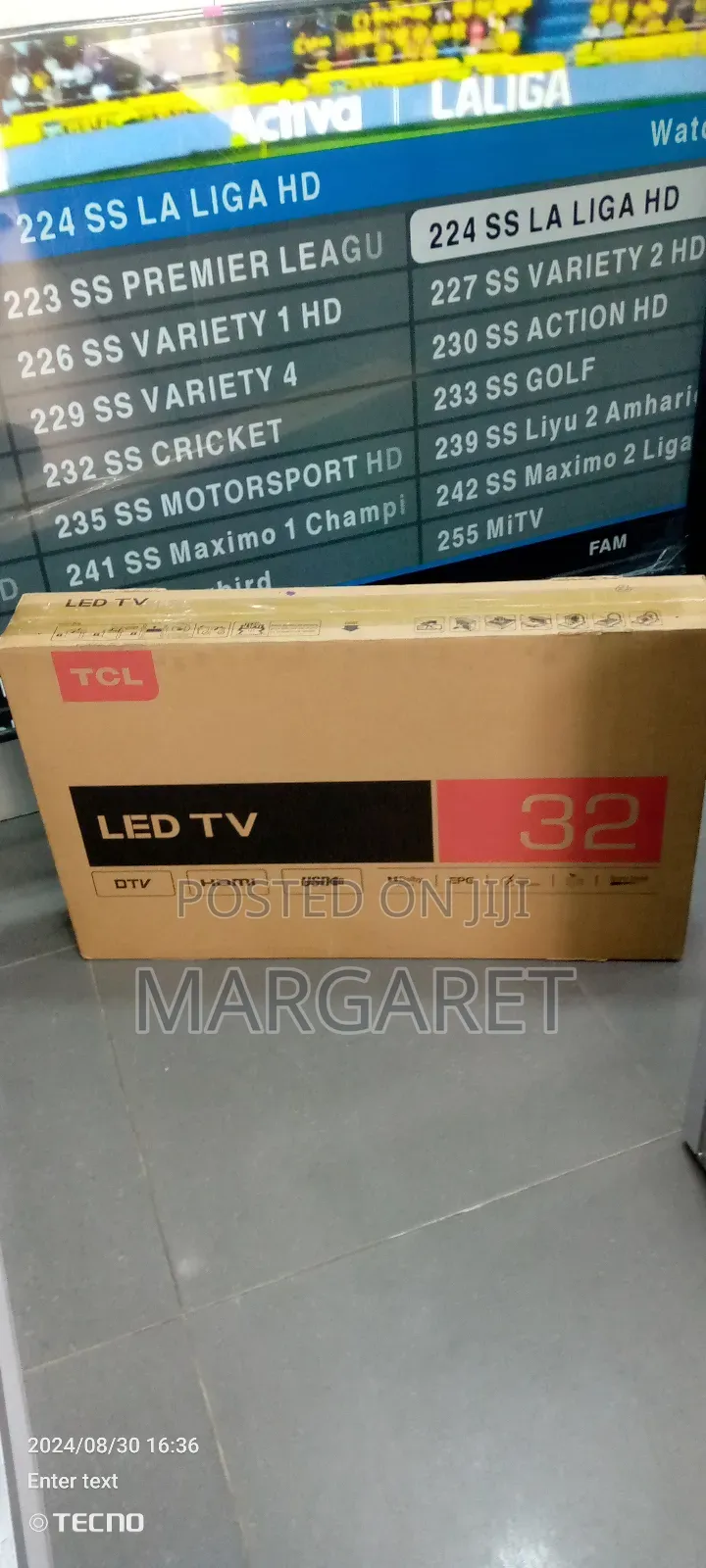 Original TCL 32 Inches Digital Satellite TV