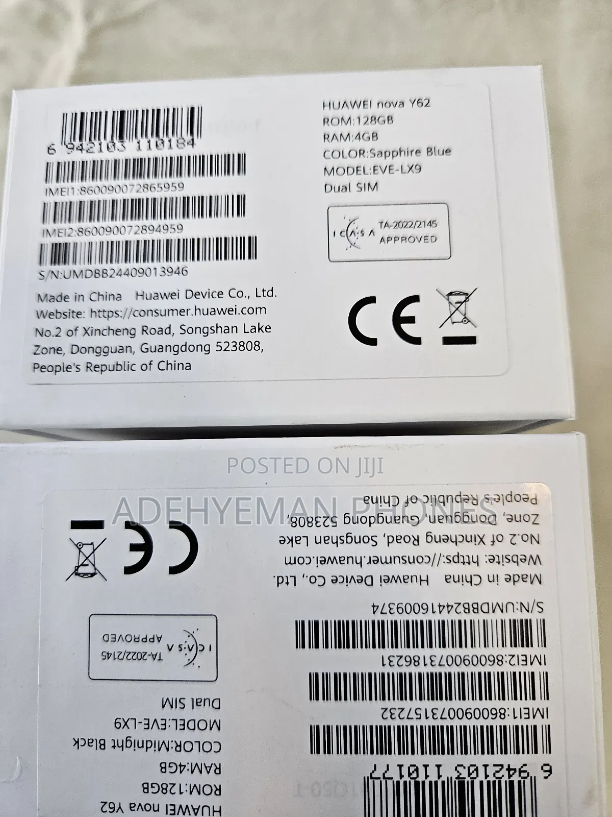 New Huawei nova Y61 64 GB Blue