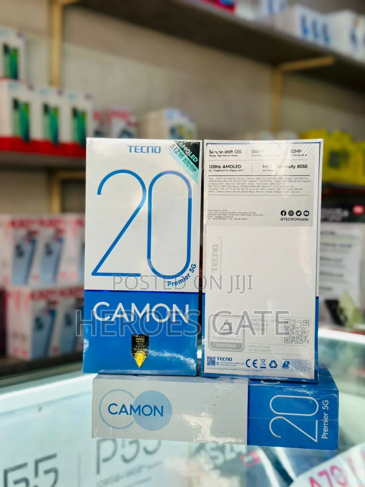 New Tecno Camon 20 Premier 5G 512 GB Blue