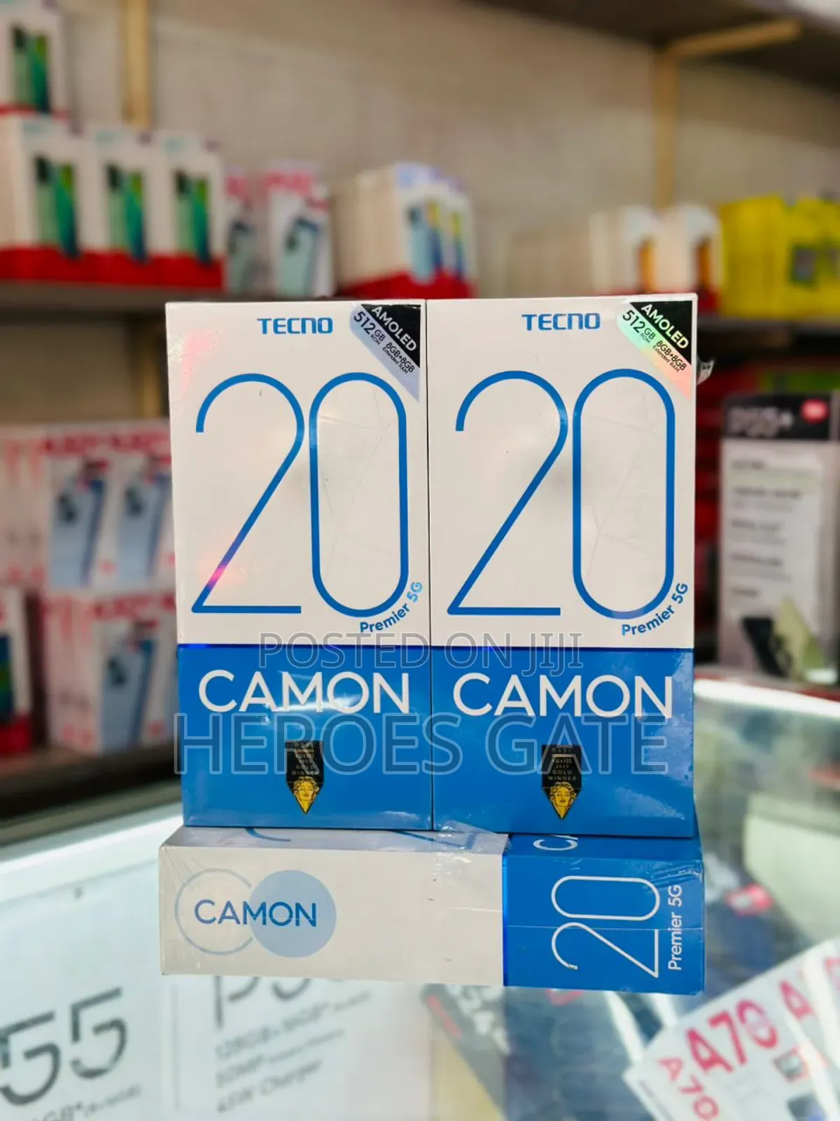 New Tecno Camon 20 Premier 5G 512 GB Blue