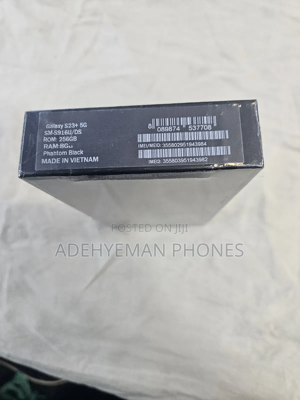 New Samsung Galaxy S23 Plus 256 GB Black
