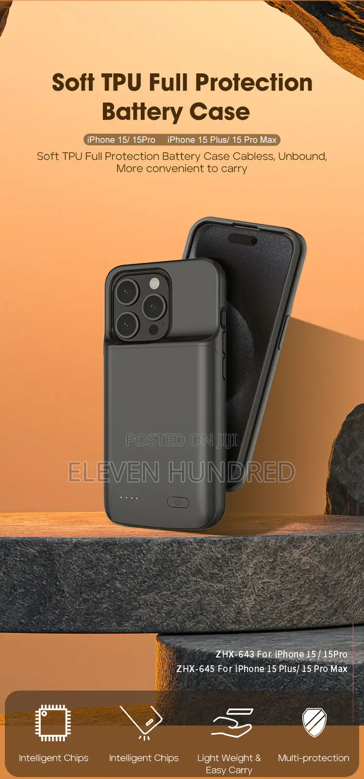 iPhone 15pro Max / 15 P+(Power Case)