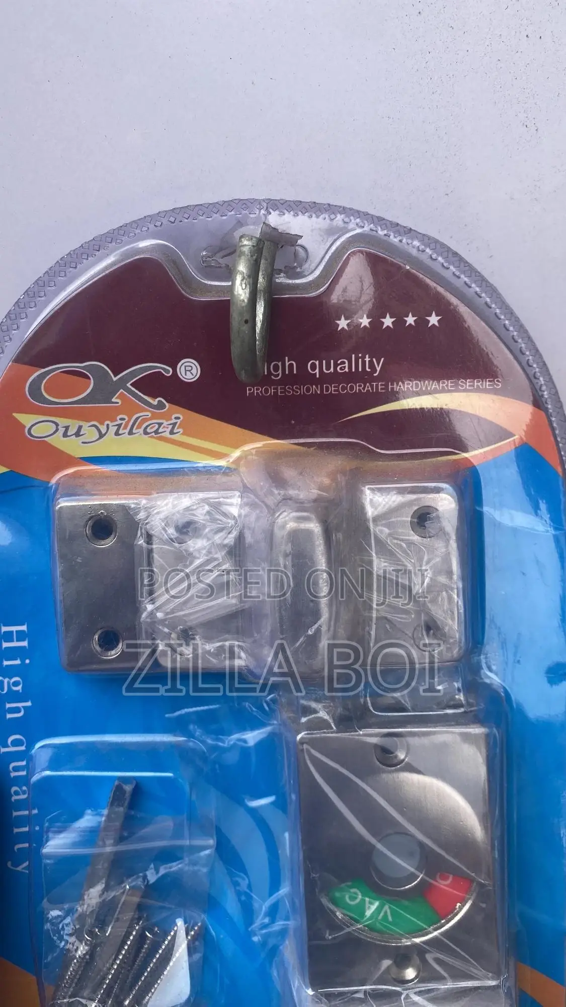 Indicator Toilet Lock