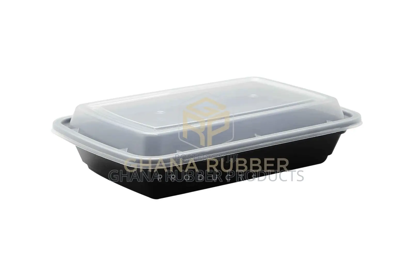 16oz Rectangle Black Microwavable Containers (150pcs)