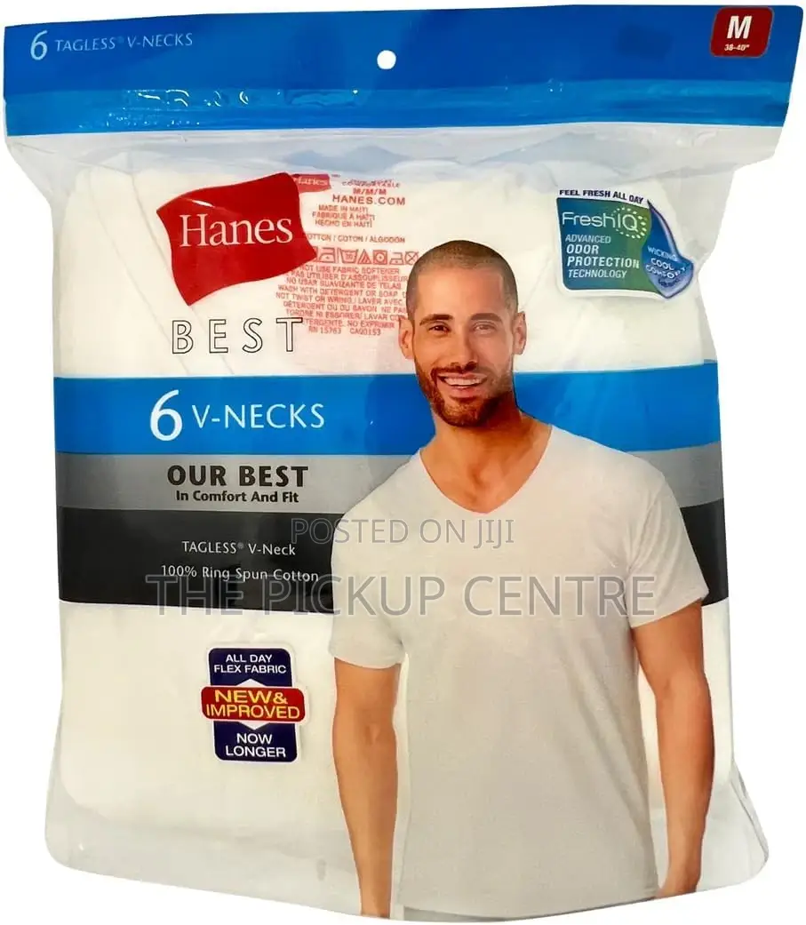 Hanes Mens v-Neck T-Shirt