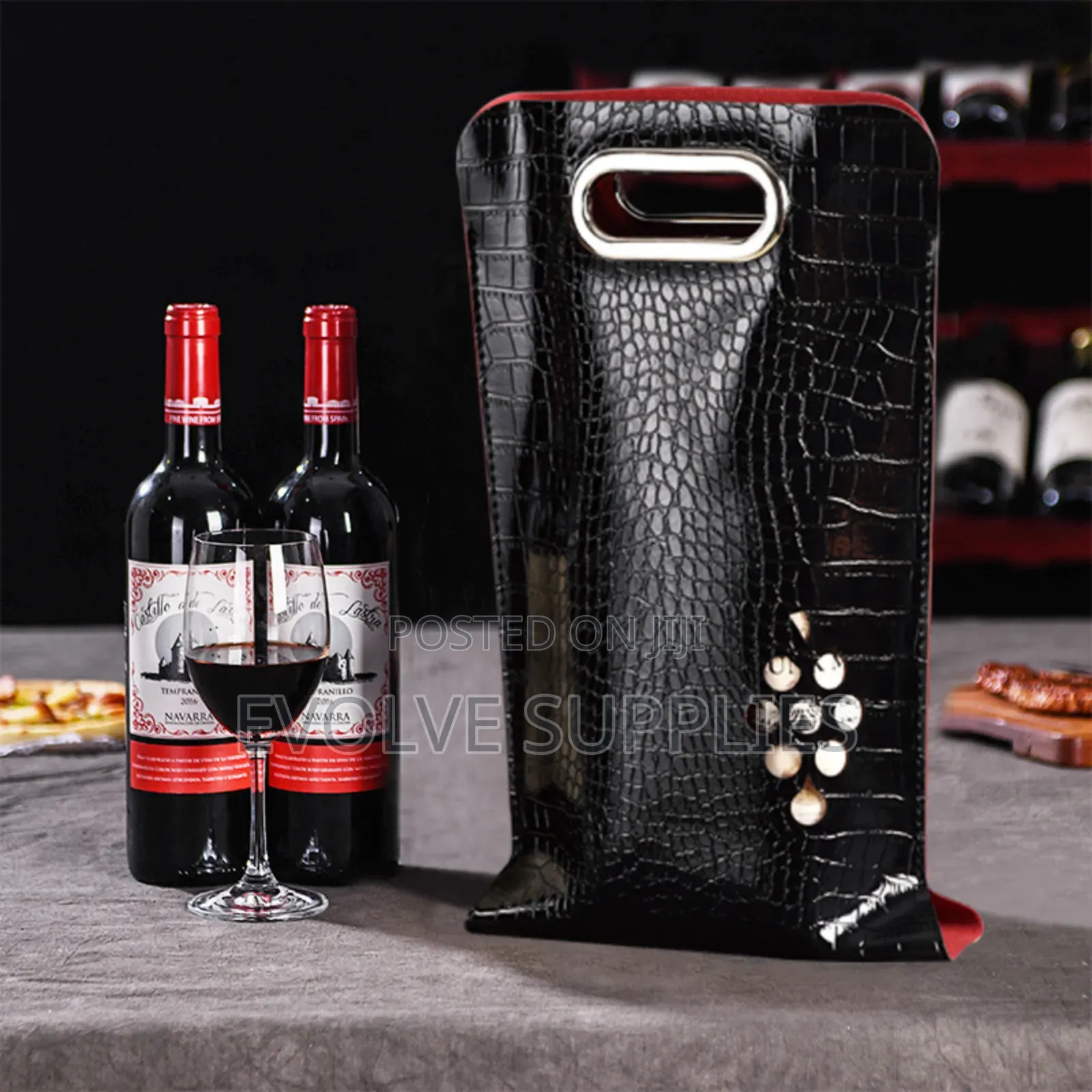Double Wine Bottle Bag