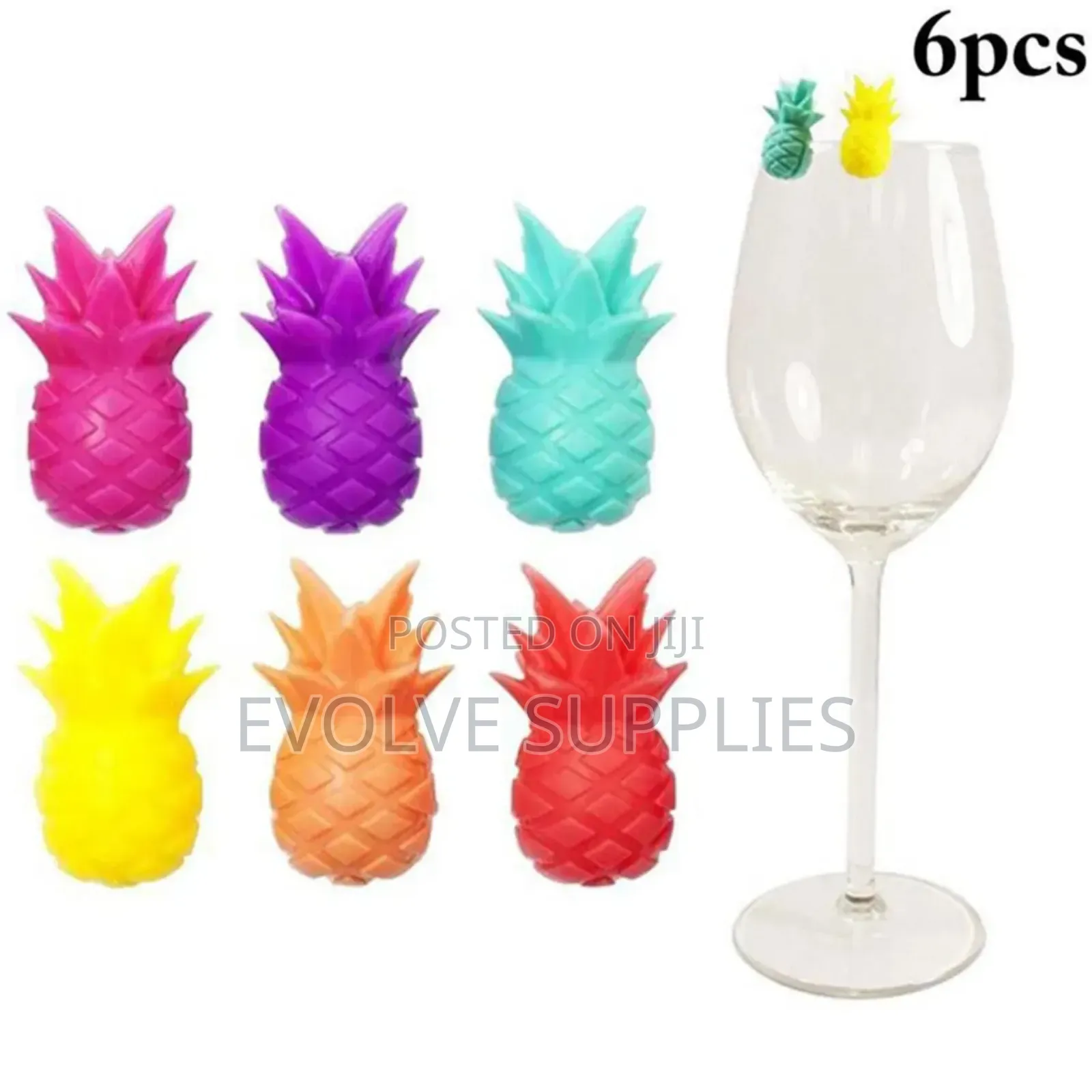 Pineapple Drink Marker (6pcs Pack)
