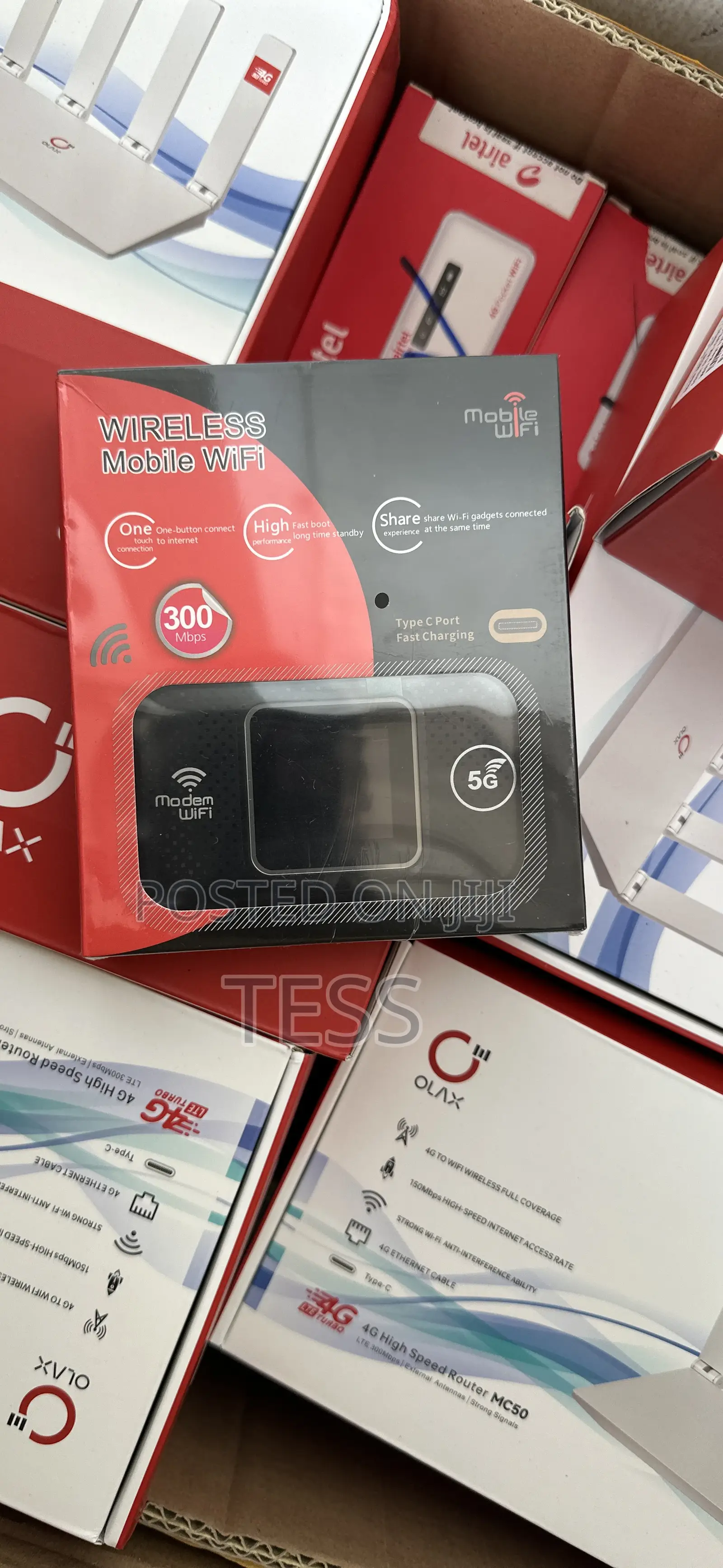 Universal Mifi Router (Pocket Router) With Backup Battery