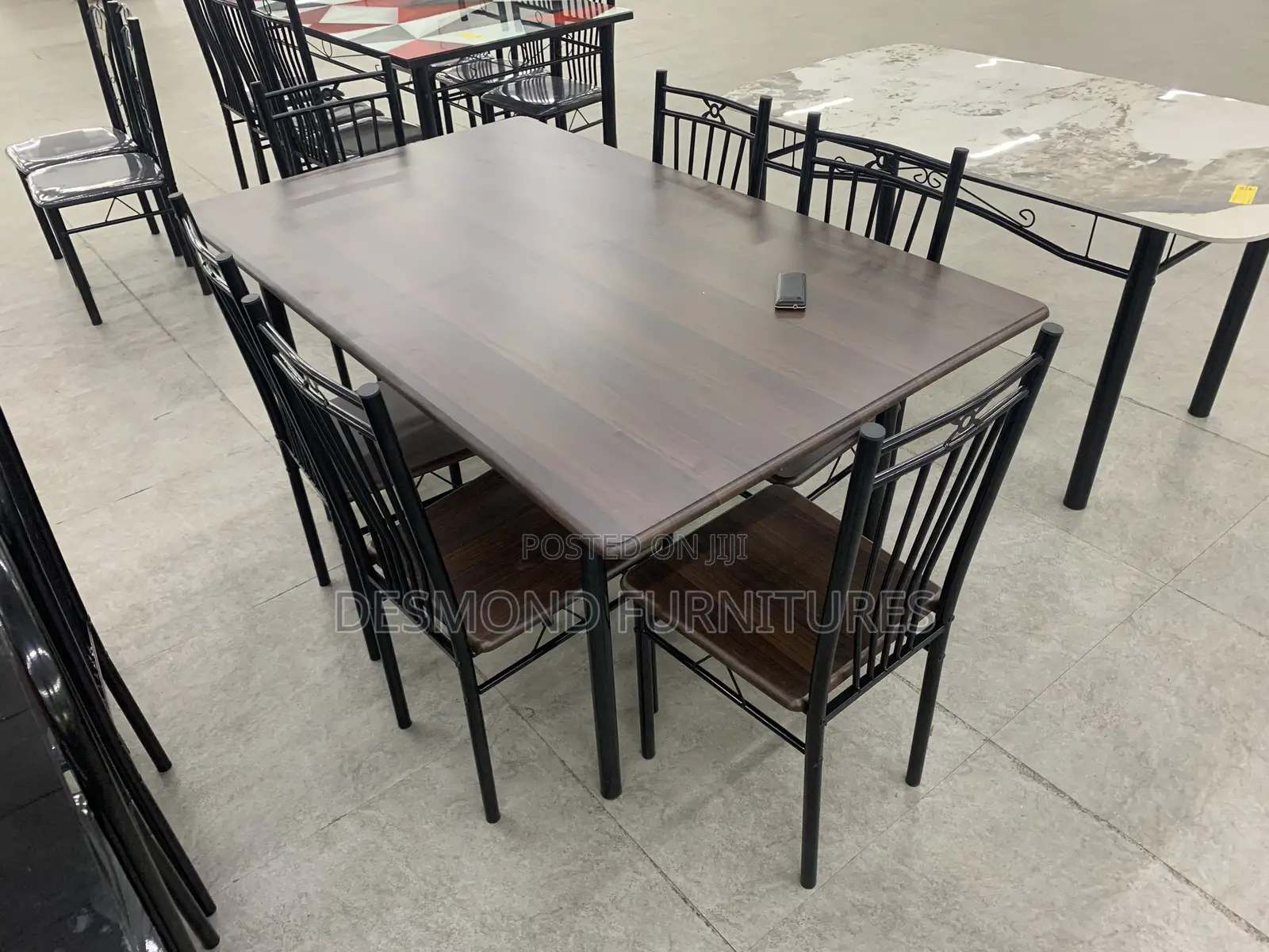 Wood Dining Table With 6 Chairs