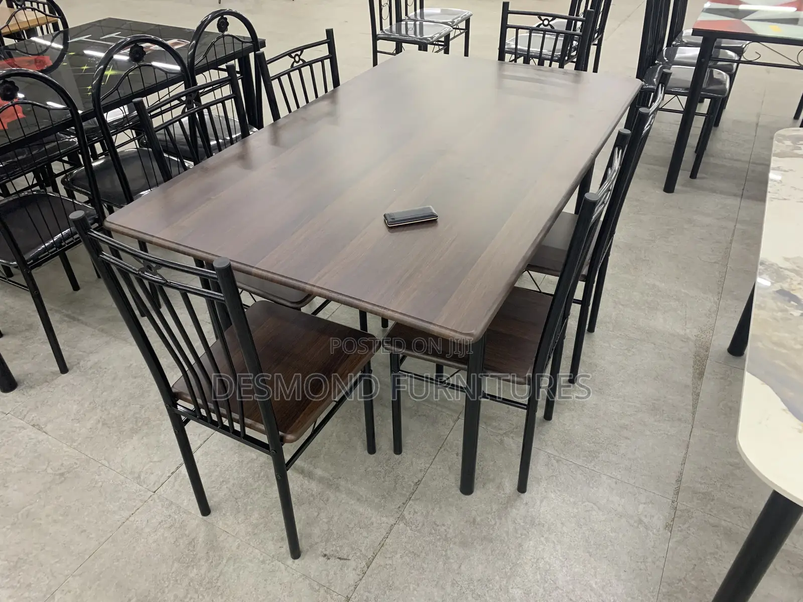 Wood Dining Table With 6 Chairs