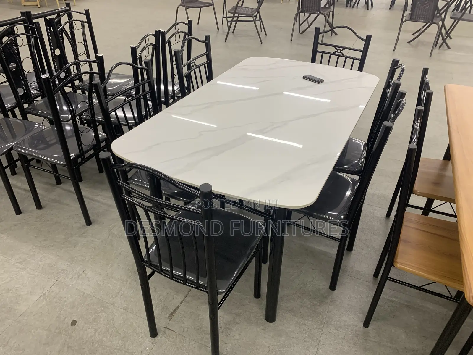 Marble Dining Table With 6 Chairs