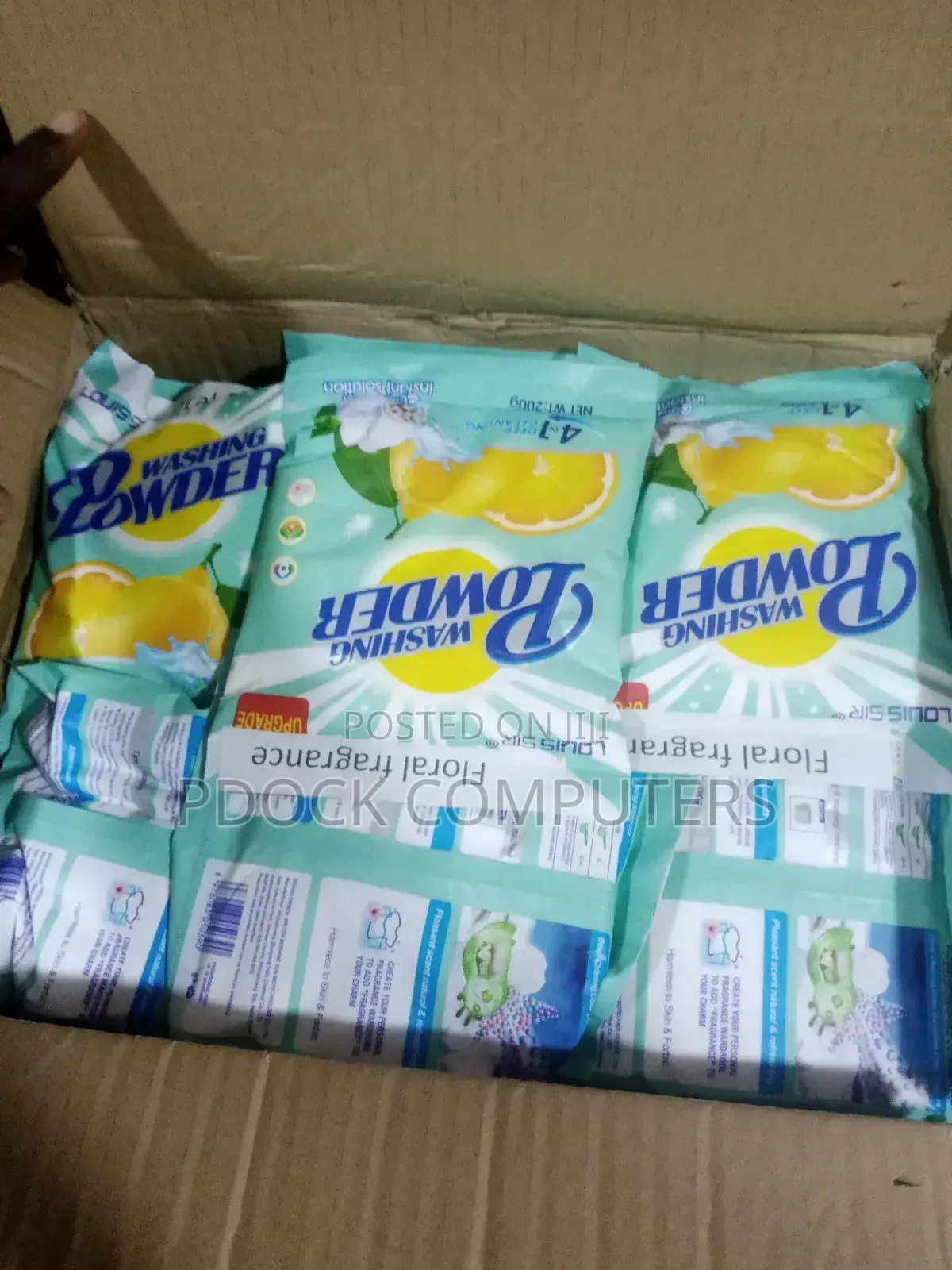 New Washing Foaming Powder, Fragrance 4 In1 200g For 50pack