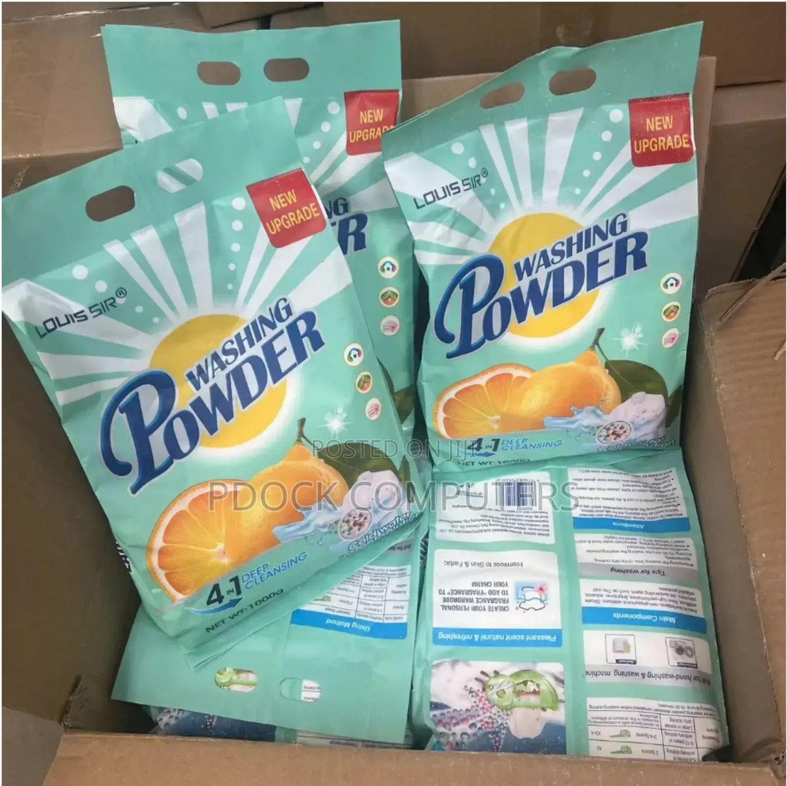 New Washing Foaming Powder, Fragrance 4 In1 200g For 50pack
