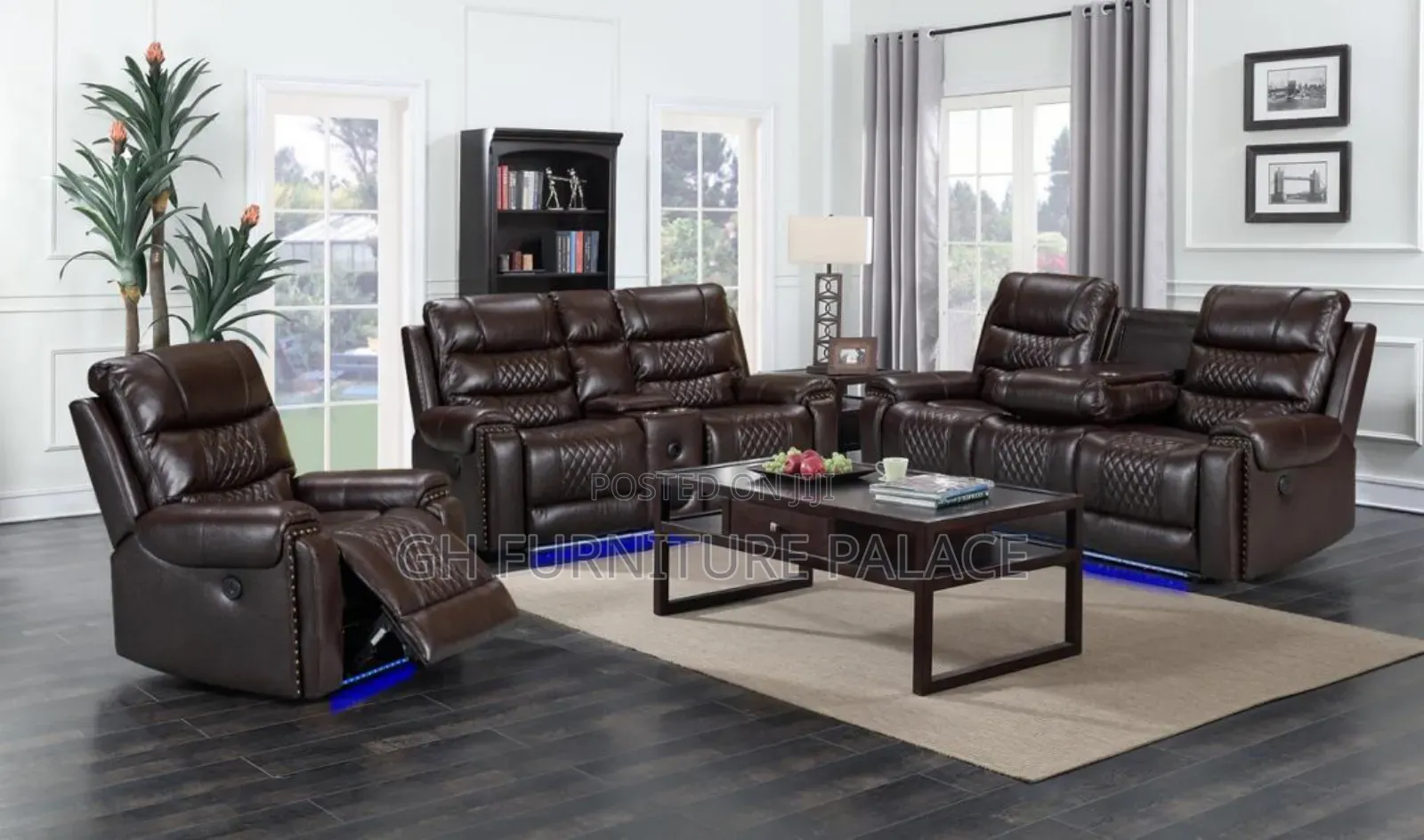 Massaging Leather Chair