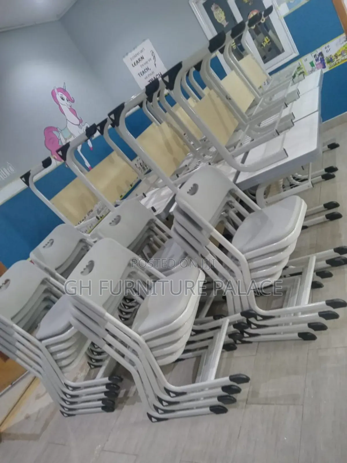 Study Table With Chairs