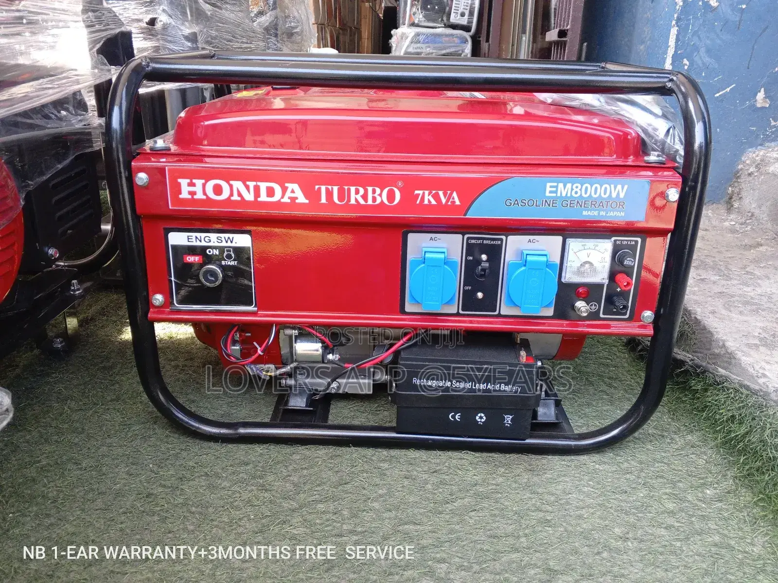 Honda Generator 7.0kw 8000W Keystart Silent Petrol Generator
