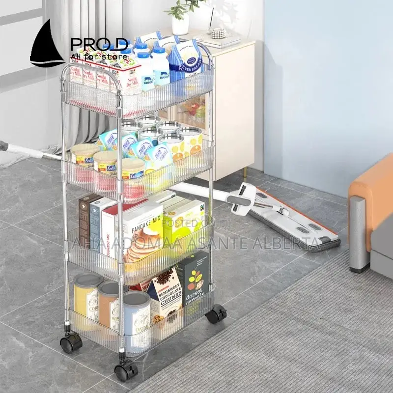 4 Tier Multifunctional Trolley/Rack