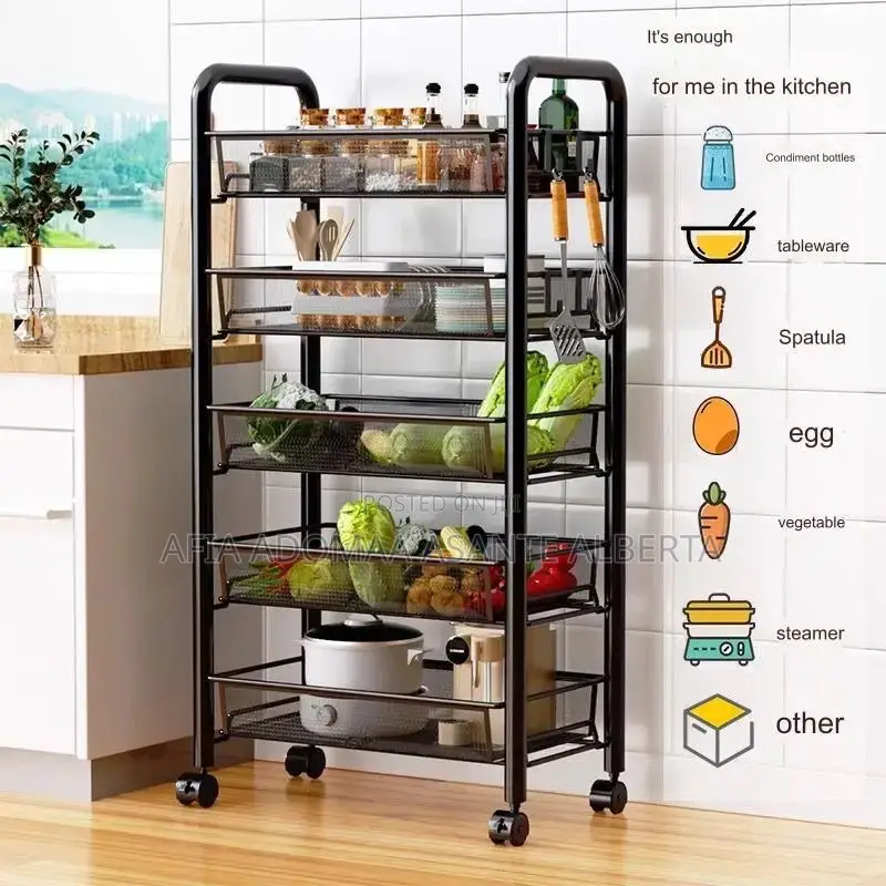 All Metal Multipurpose Trolley/ Rack