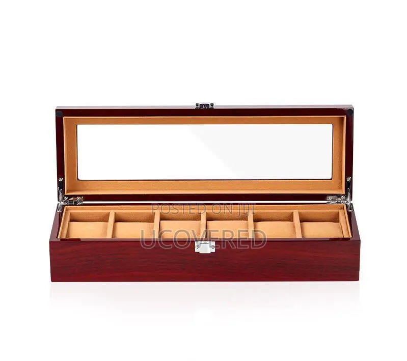 6 Slots High Quality Watch Box