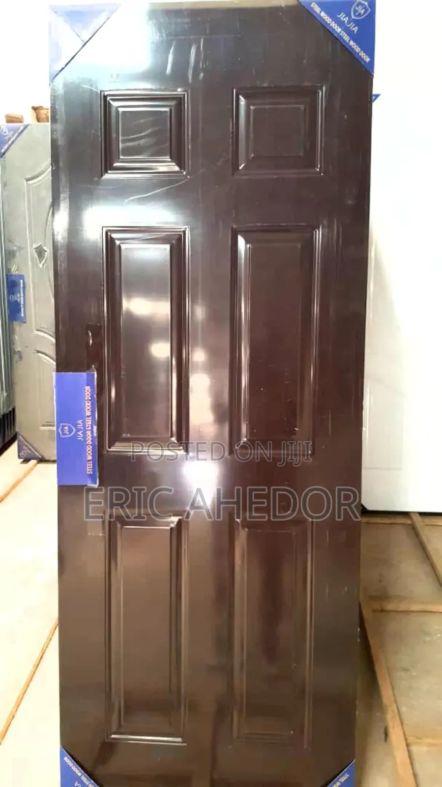 Wooden Metal Security Door for All Buildings N Handle