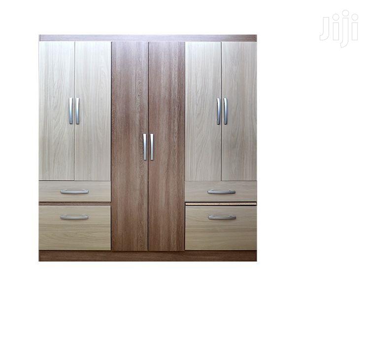 Wooden Wardrobe 8 Doors 2 Drawers