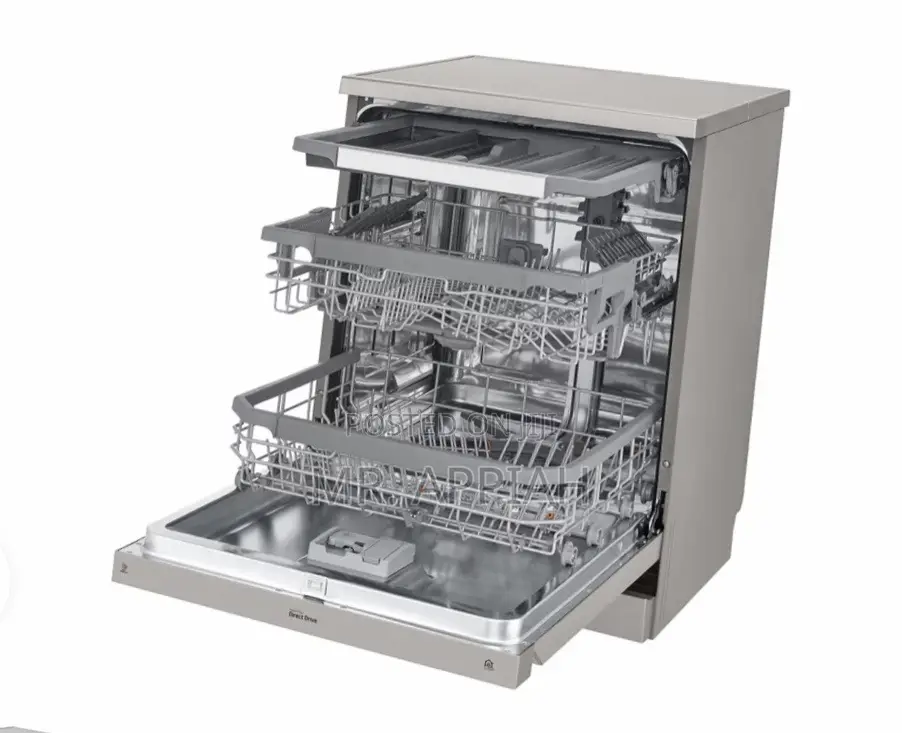 Classic LG DFB425FP Steam Dishwasher-Platinum Silver 