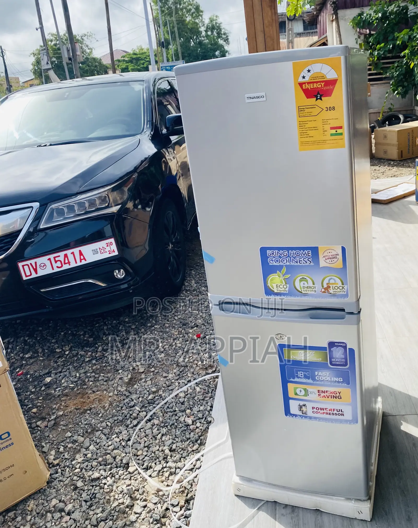 Double Door Nascod2-20fl Electric Refrigerator 