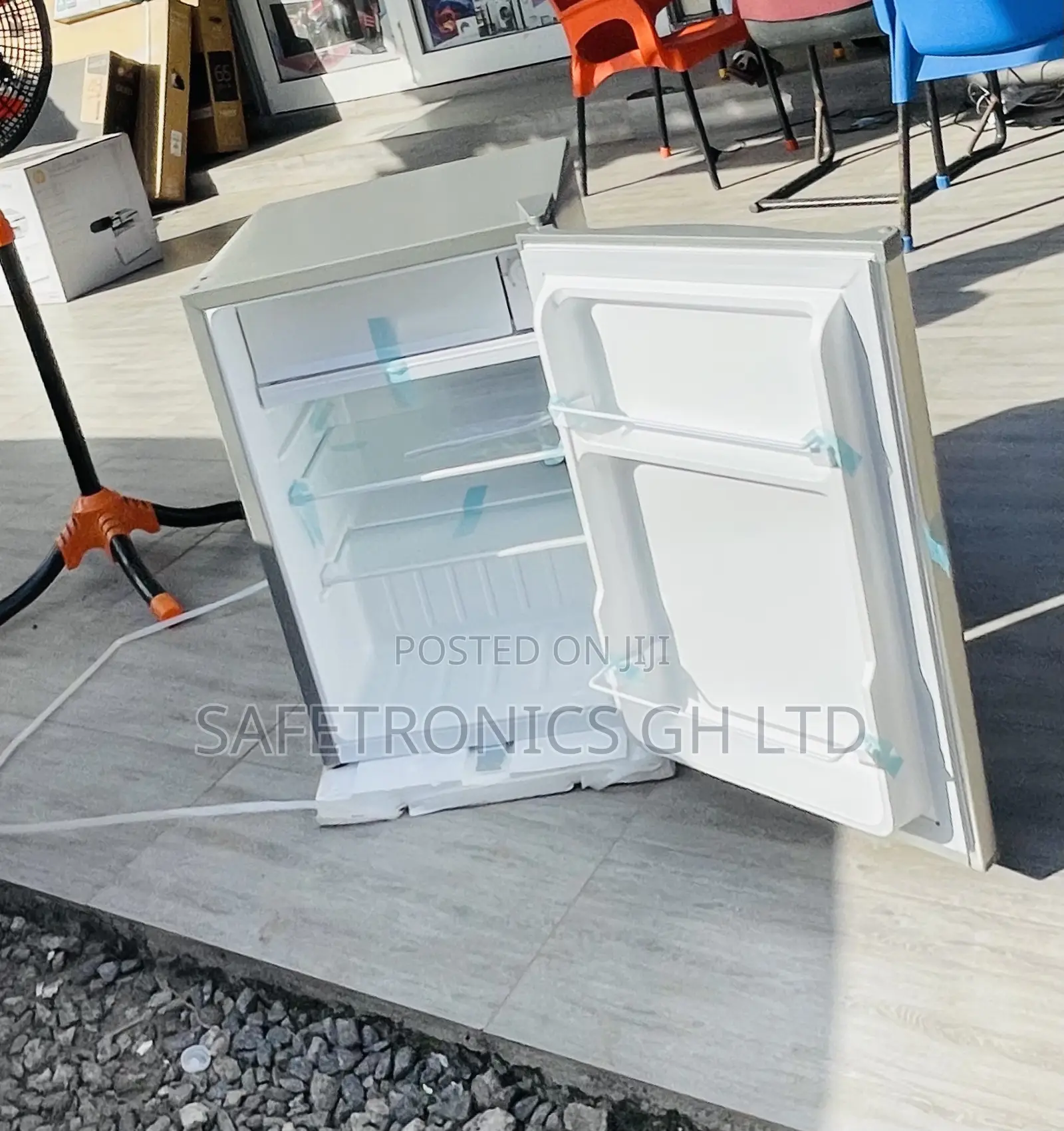 Get Sealed Pearl (Gray) Mini Cabinet Singledoor Tabletop