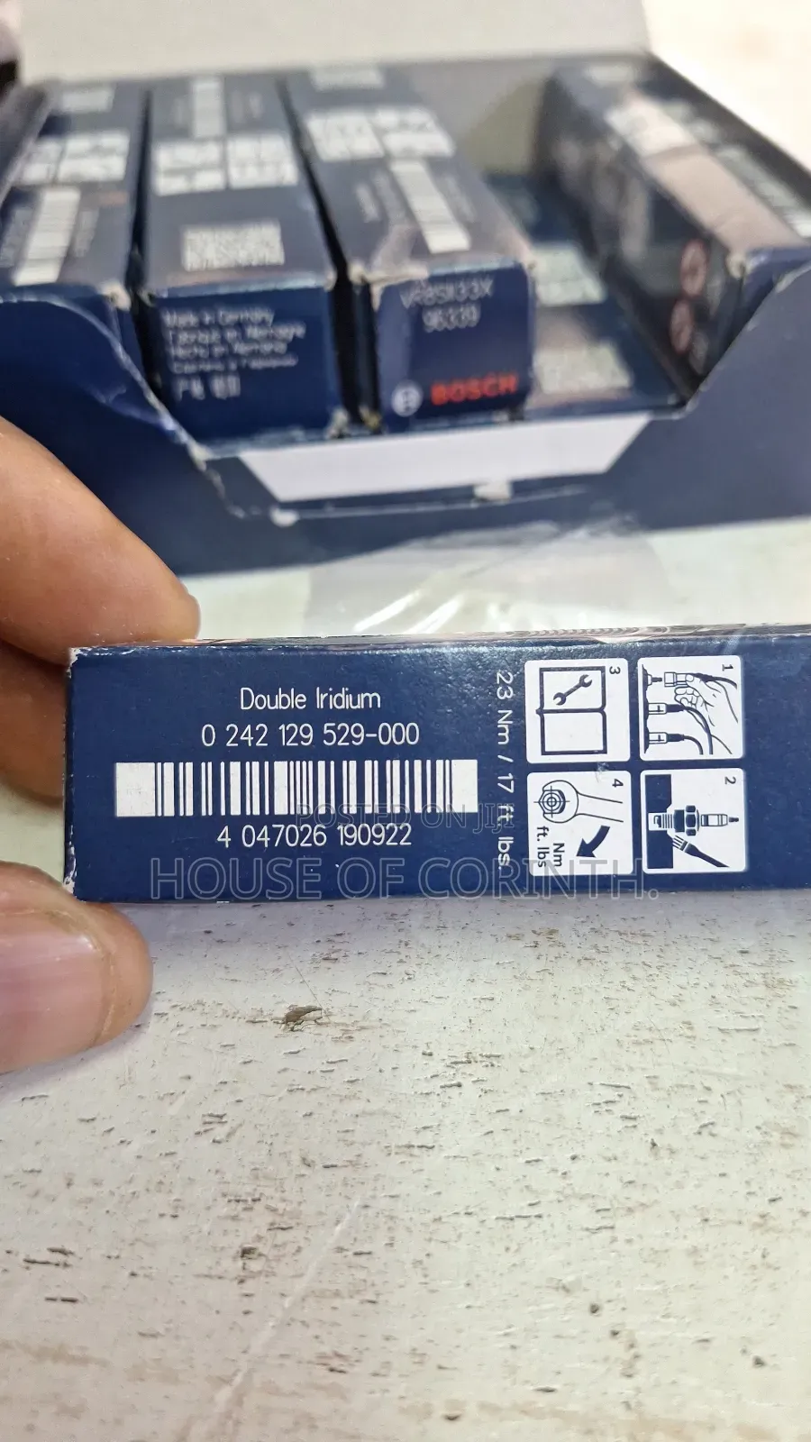 Spark Plugs. Bosch Double Iridium 96339 (14' 14')