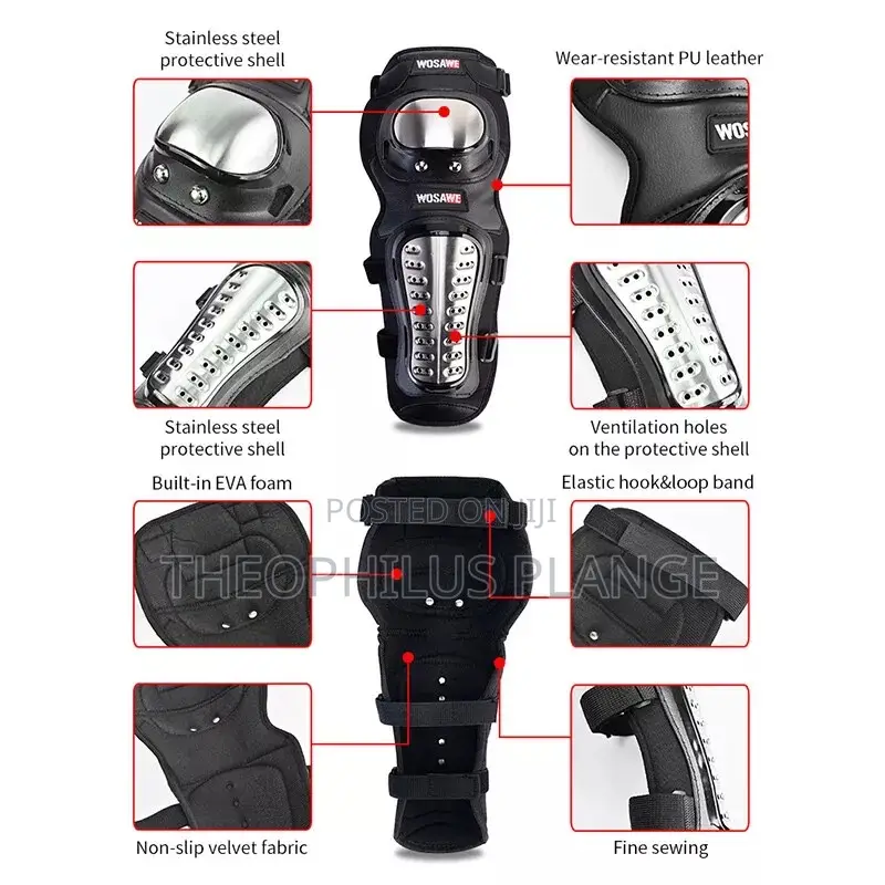 Adults Motorcycle Body Armor, Vest Set