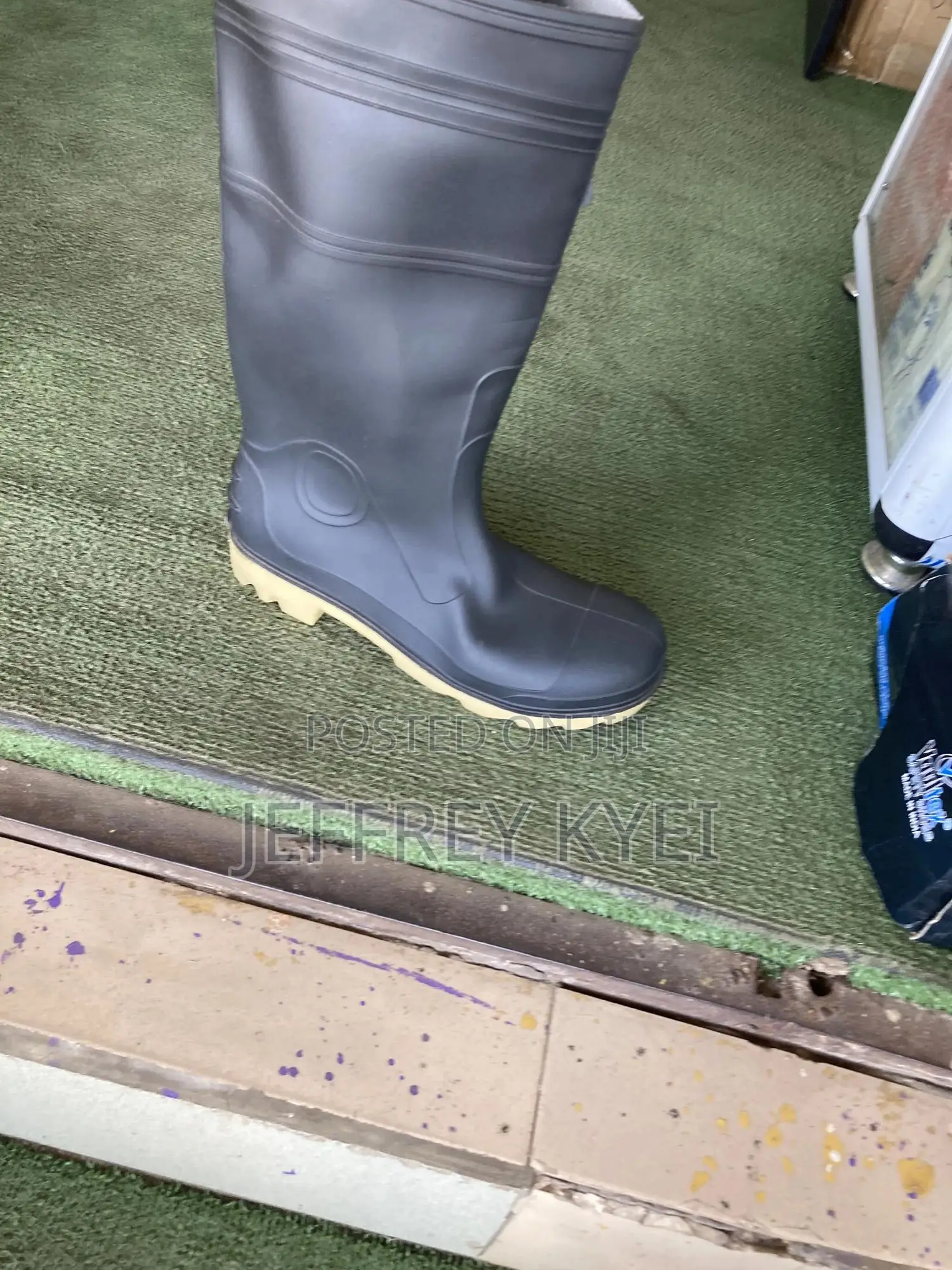 Steel Toe Wellington Boot
