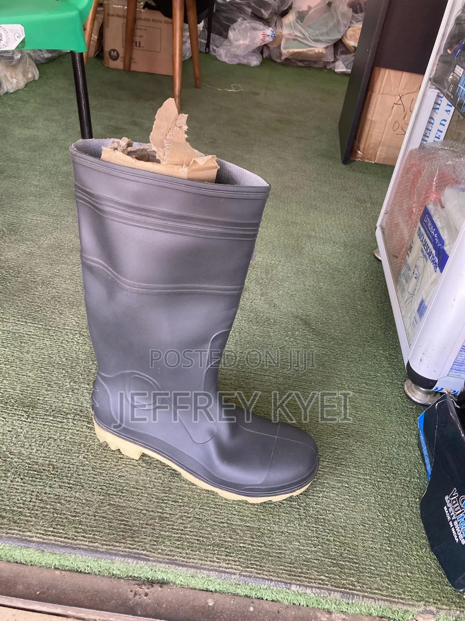 Steel Toe Wellington Boot